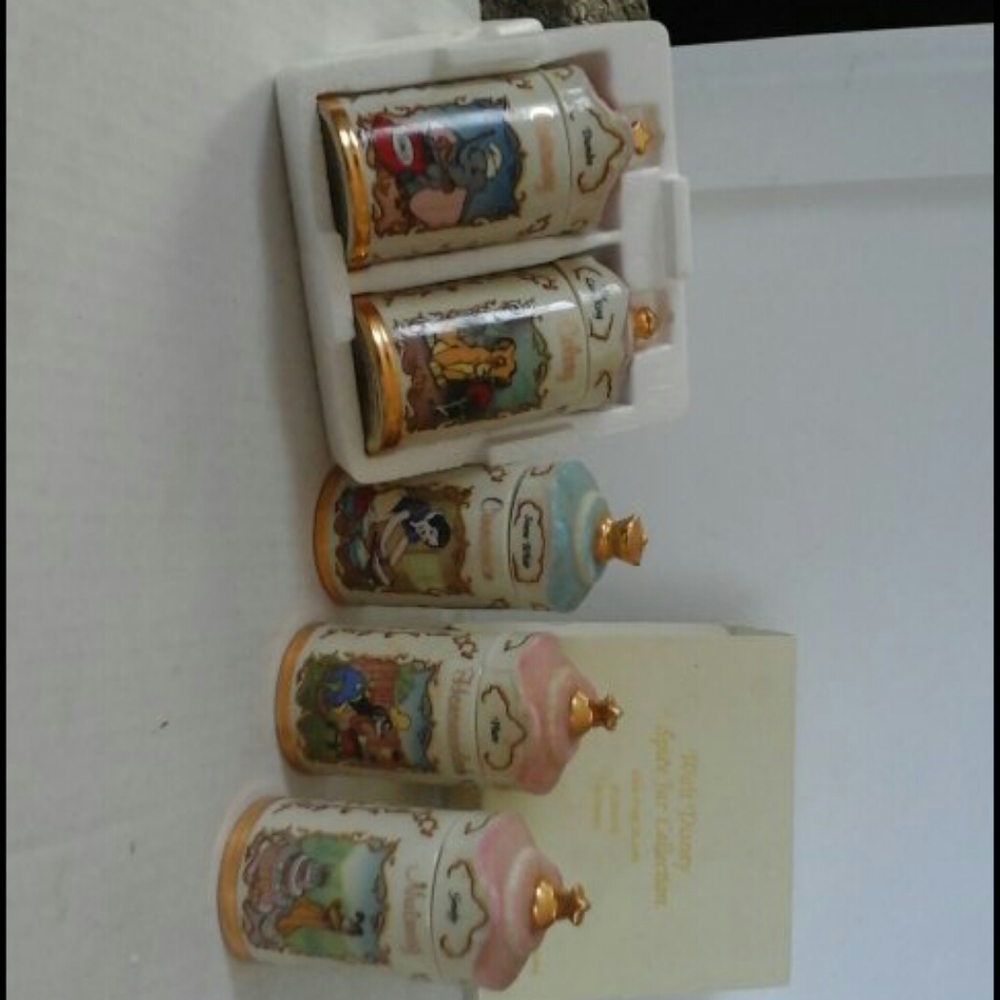 Lenox collection disney spice jars